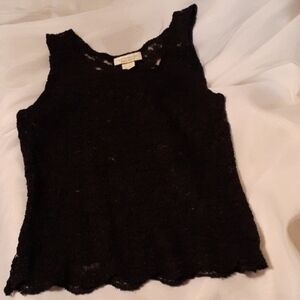 Victoria's Secret Black Lace Top